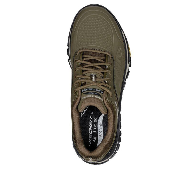Skechers 237333 Extra Wide Arch Fit Road Walker Trainers Olive/Black-4