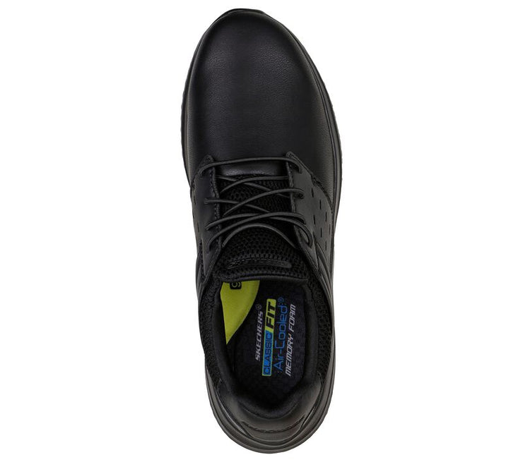 Skechers 210308 Exta Wide Delson Black Trainers-4