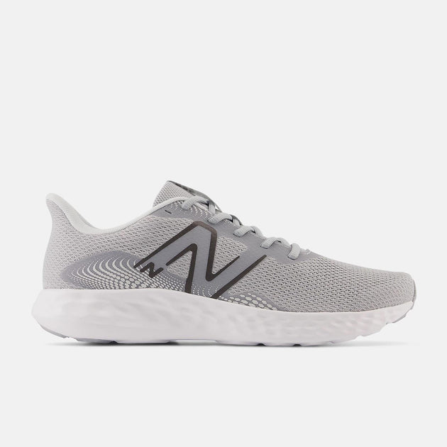 Women's Wide Fit New Balance M411LG3 Running Trainers Grey/White