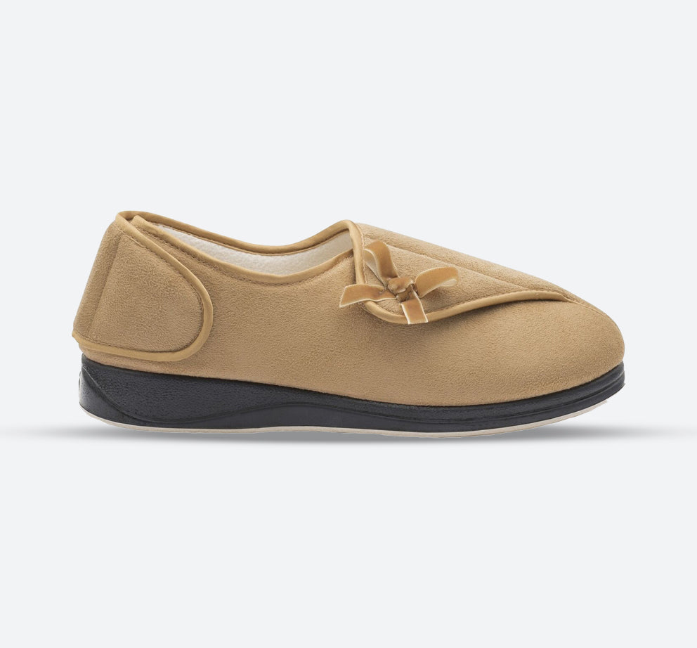 Womens Extra Wide Padders Penny Slippers Padders Wide Fit Shoes