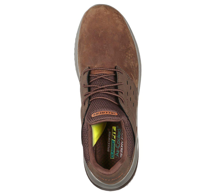 Skechers 210308 Exta Wide Delson Brown Trainers-4