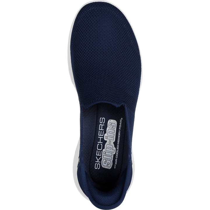 Women's Wide Fit Skechers 124641 Slip-ins Go Walk Joy Vela Shoes