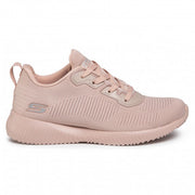Skechers 32504 Extra Wide Bobs Tough Talk Trainers Pink-1