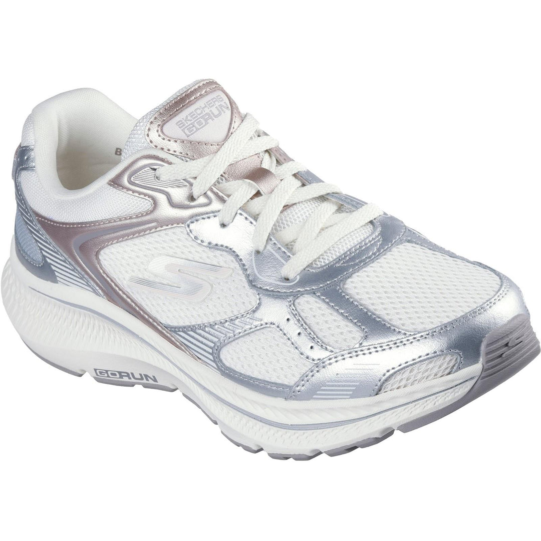 Women's Wide Fit Skechers 128633 Go Run Consistent 2.0 Volt Trainers
