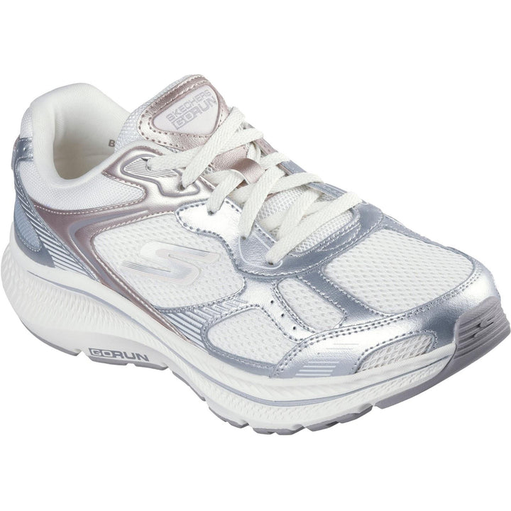 Women's Wide Fit Skechers 128633 Go Run Consistent 2.0 Volt Trainers