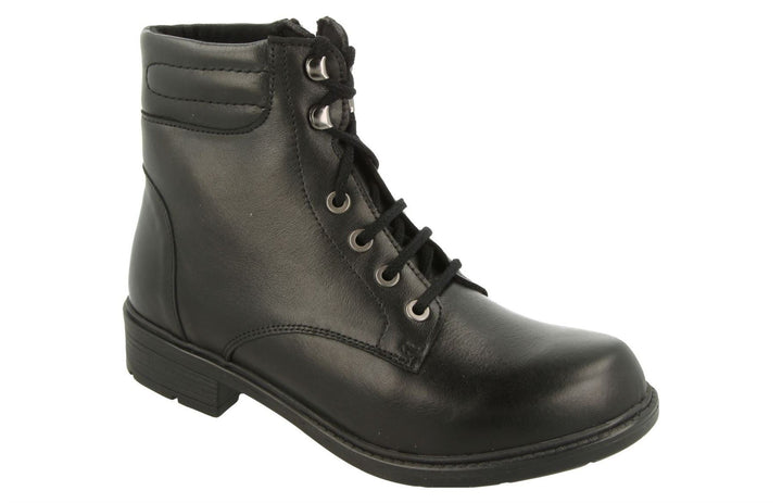 Womens Wide Fit DB Reef Boots in Chestnut Brown - Image 1