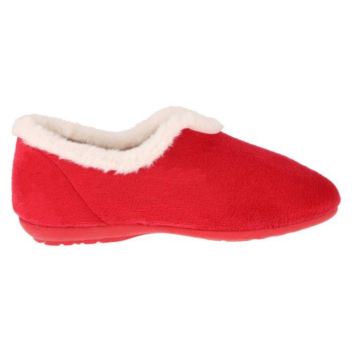 Women's Wide Fit DB Faye Slip on Slippers in Navy Velour - Image 17