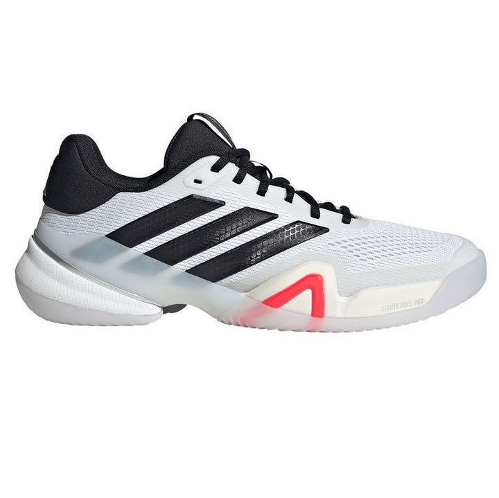 Men's Wide Fit Adidas Barricade 14 WIDE JQ7107 Tennis Trainers in Cloud White - Image 1