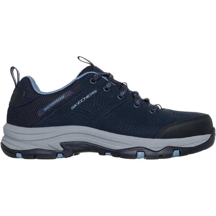 Women's Relaxed Fit Skechers 180119 Waterproof Trego Trail Destiny Trainers in Chocolate - Image 1