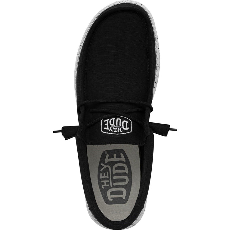 Heydude 40009 Wally Black Extra Wide Shoes-6