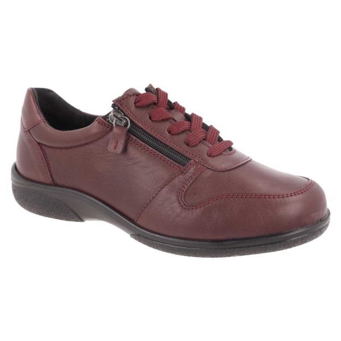 Women's Wide Fit DB Mollie Shoes in Black Leather - Image 14