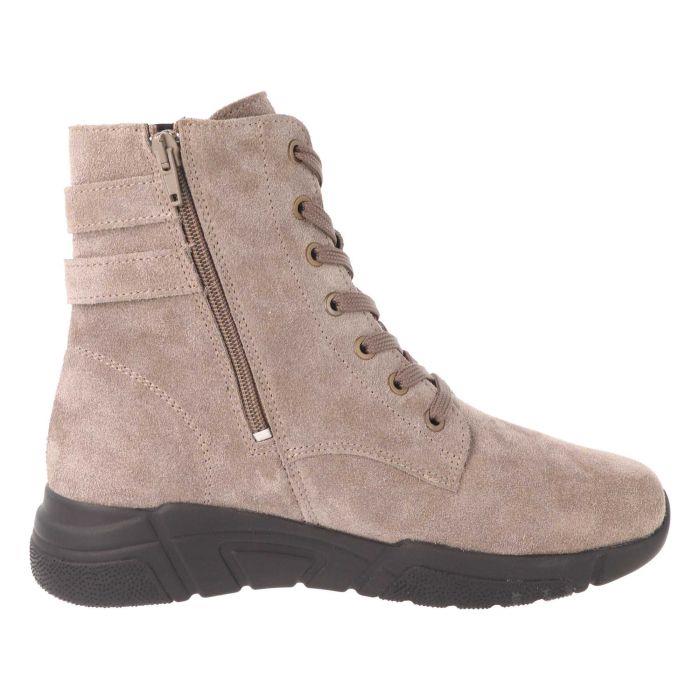 Women's Wide Fit DB Maisie Ankle Boots in Taupe Suede - Image 9