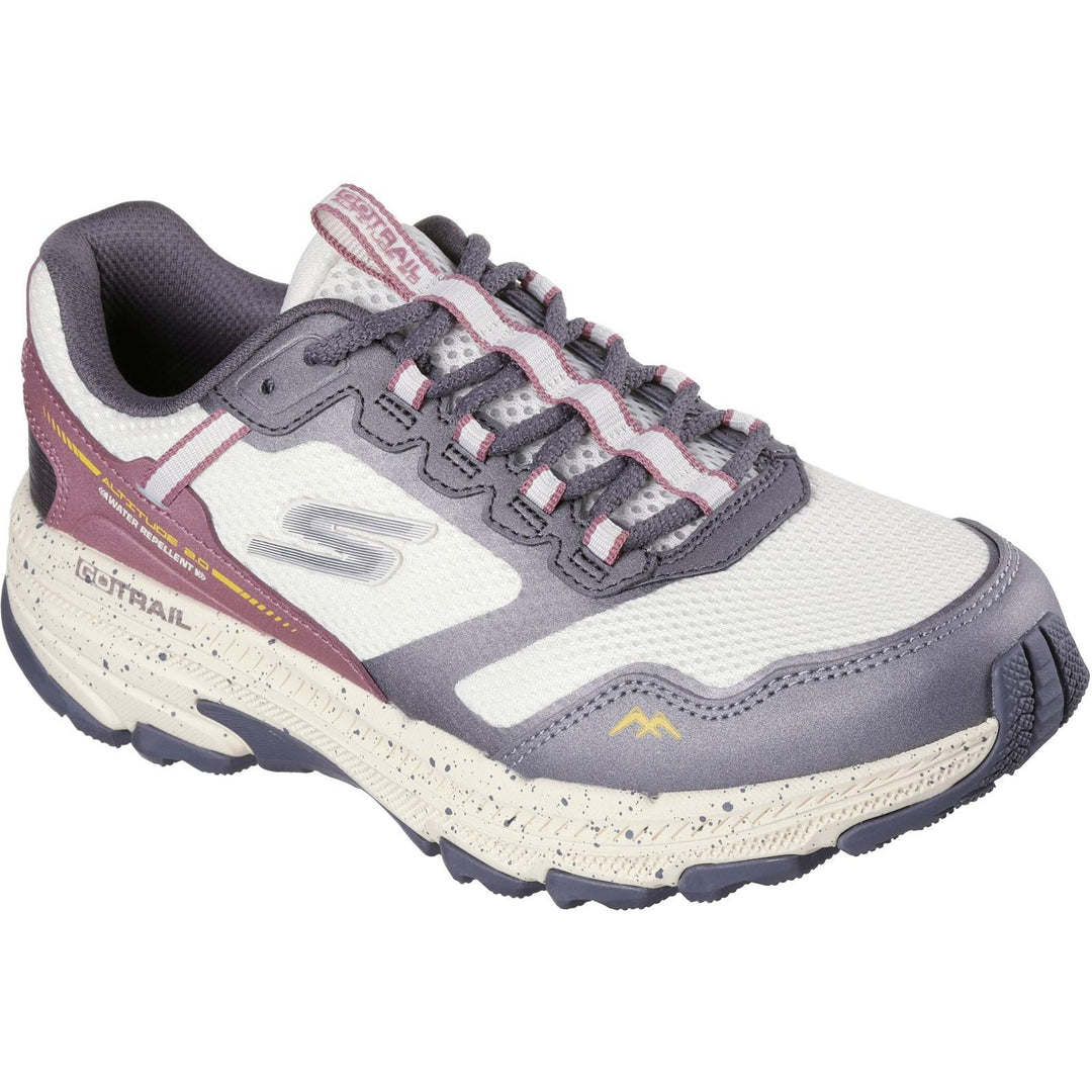 Women's Wide Fit Skechers 129525 Gorun Trail Altitude 2.0 Ravine Trainers in Navy/Aqua - Image 9