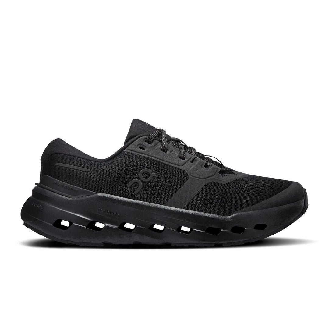 Men's Wide Fit On Cloudrunner 3 Wide Trainers in Black/Black - Image 2