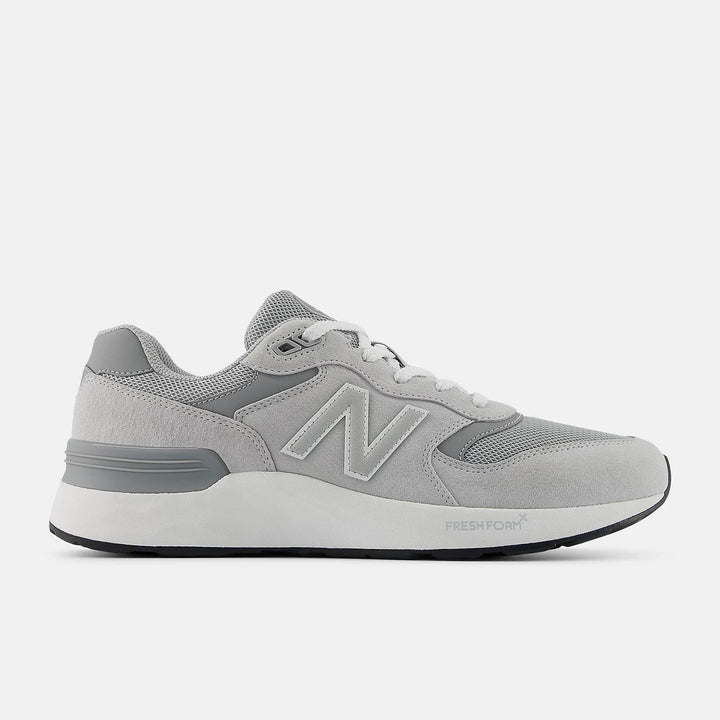 Men's Wide Fit New Balance M8806HE Walking/Running Trainers in Raincloud - Image 1