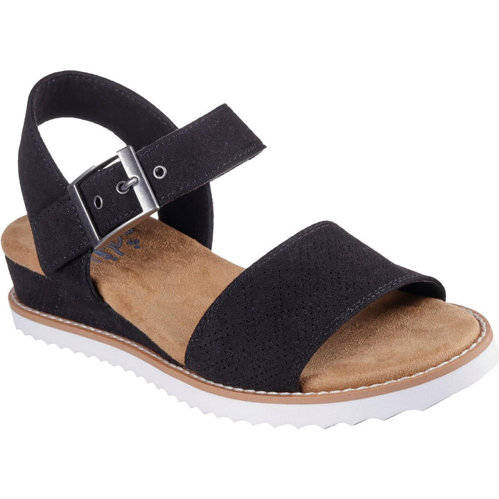 Women's Wide Fit Skechers 114147 Bobs Desert Kiss Serendipitous Sandals in Olive - Image 1