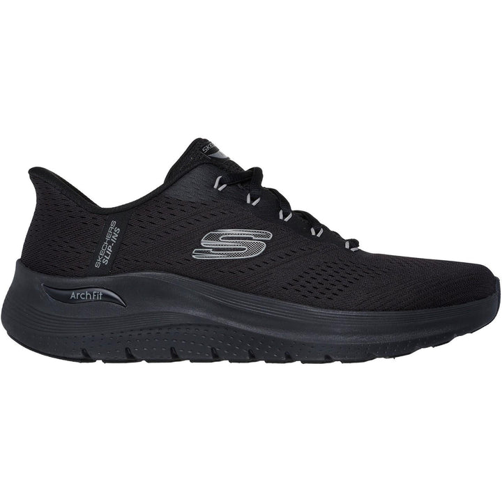 Men's Wide Fit Skechers 232712 Slip-ins Arch Fit 2.0 Lestur Trainers in Black - Image 1