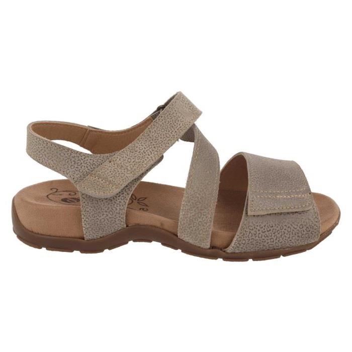 Women's Wide Fit DB Kalista Sandals in Blue Print Leather - Image 6