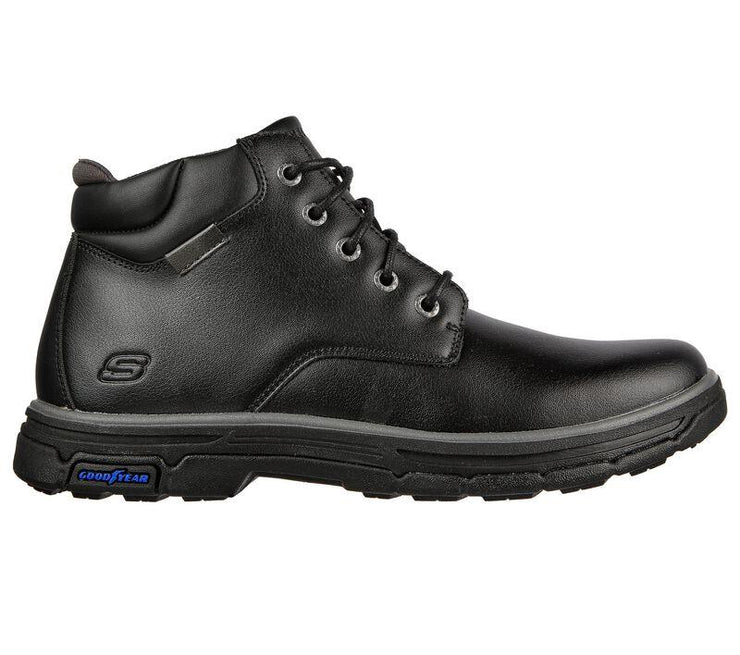 Skechers 204394 Black Extra Wide Brogden Boots-1
