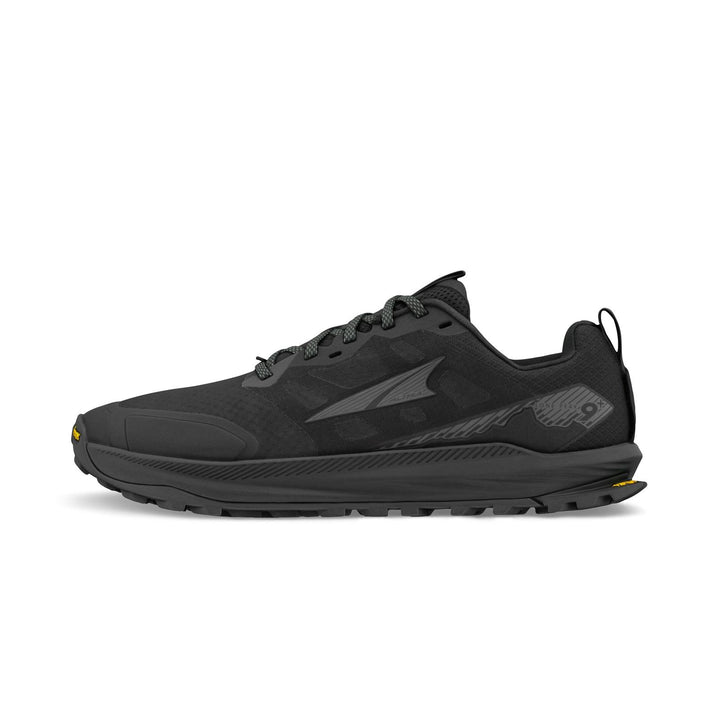 Men's Wide Fit Altra Lone Peak 9 Trail Running Trainers in Black - Image 1