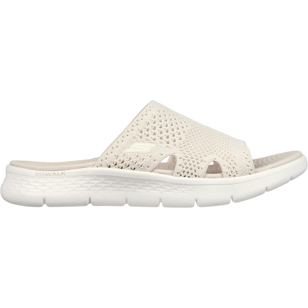 Women's Wide Fit Skechers 141425 Go Walk Flex Elation Sandals in Black - Image 9