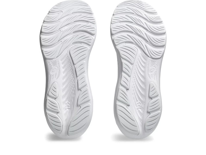 Men's Wide Fit Asics Gel Contend 9 Running Trainers in White/Glacier Grey - Image 1