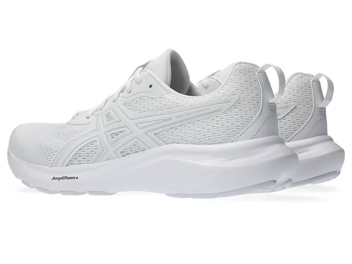 Men's Wide Fit Asics Gel Contend 9 Running Trainers in White/Glacier Grey - Image 1