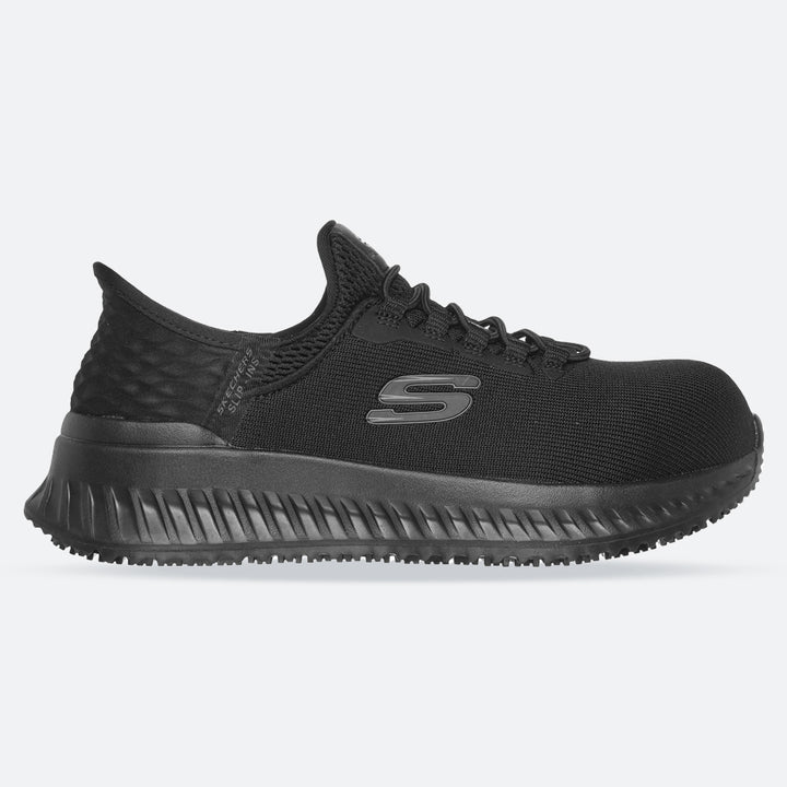 Women's Wide Fit Skechers 108152EC Slip-ins Work Tilido Ombray Safety Trainers