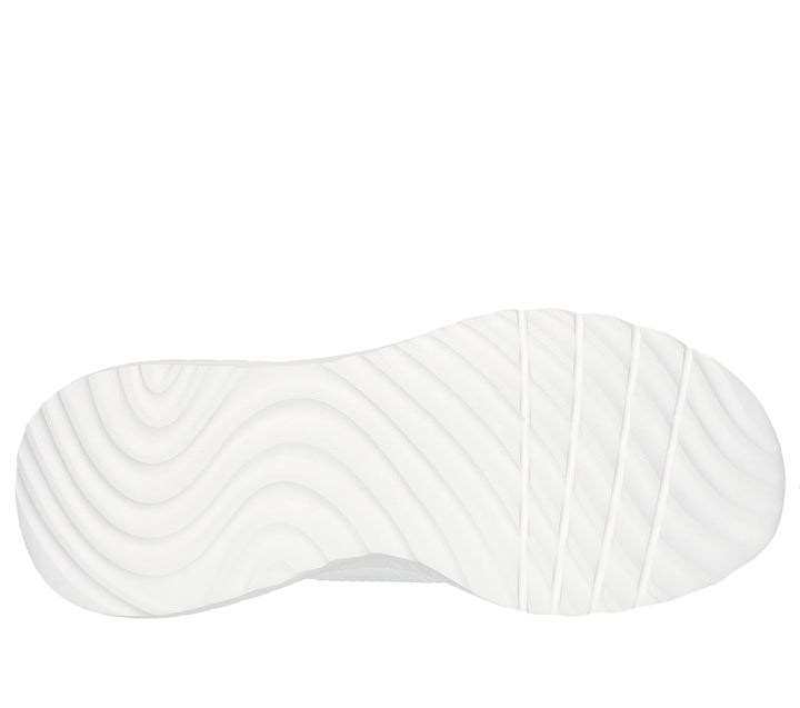 Women's Wide Fit Skechers 117497W Slip-ins Sport Squad Chaos Trainers in Off White - Image 19