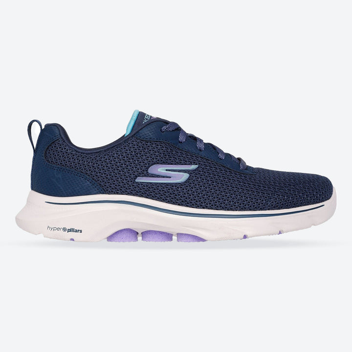 Women's Wide Fit Skechers 125263 Go Walk 7 Kaylor Trainers