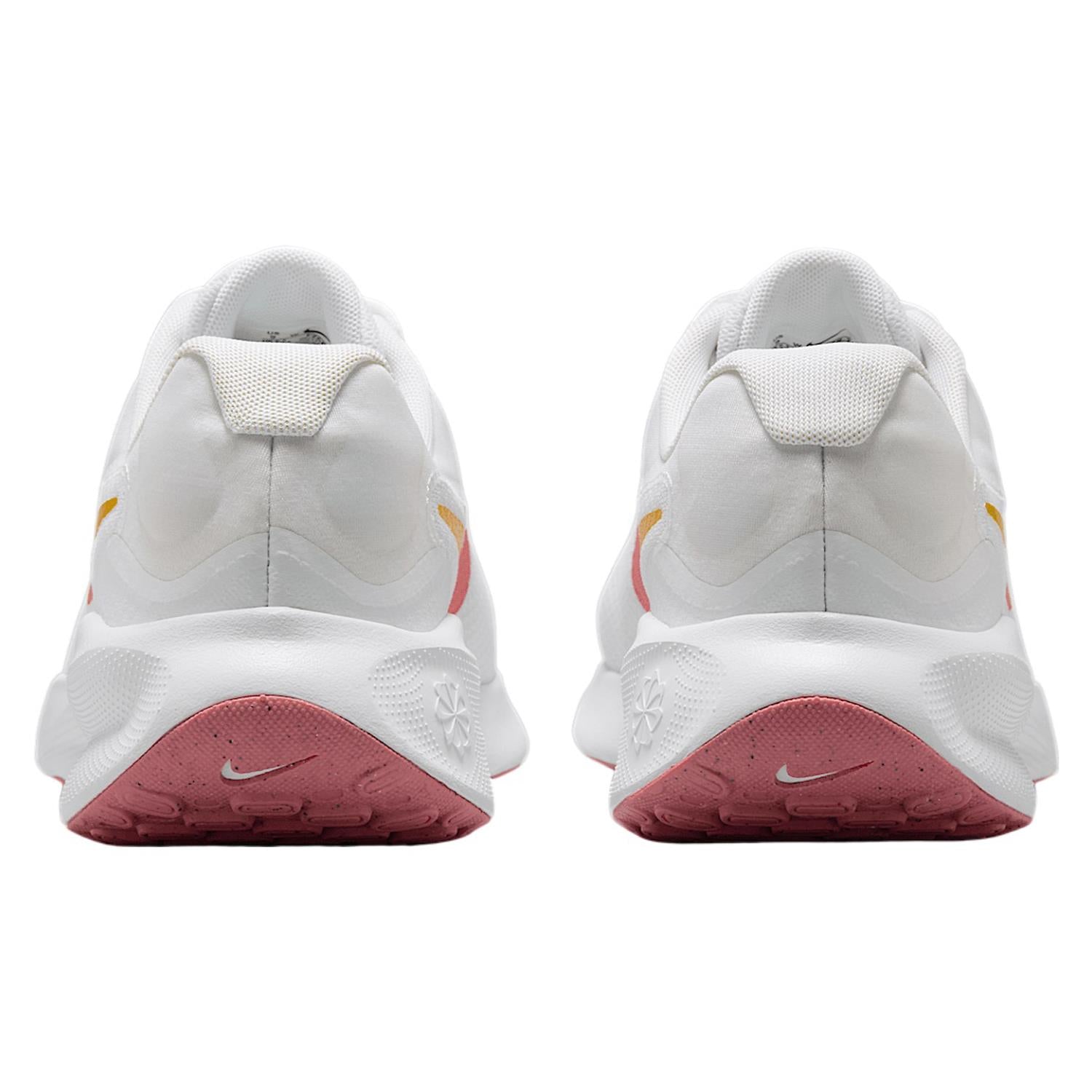 white nike running shoes women's