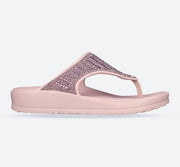 Women's Wide Fit Skechers 111016 Cali Breeze 2.0 Glimmer Love Sandals