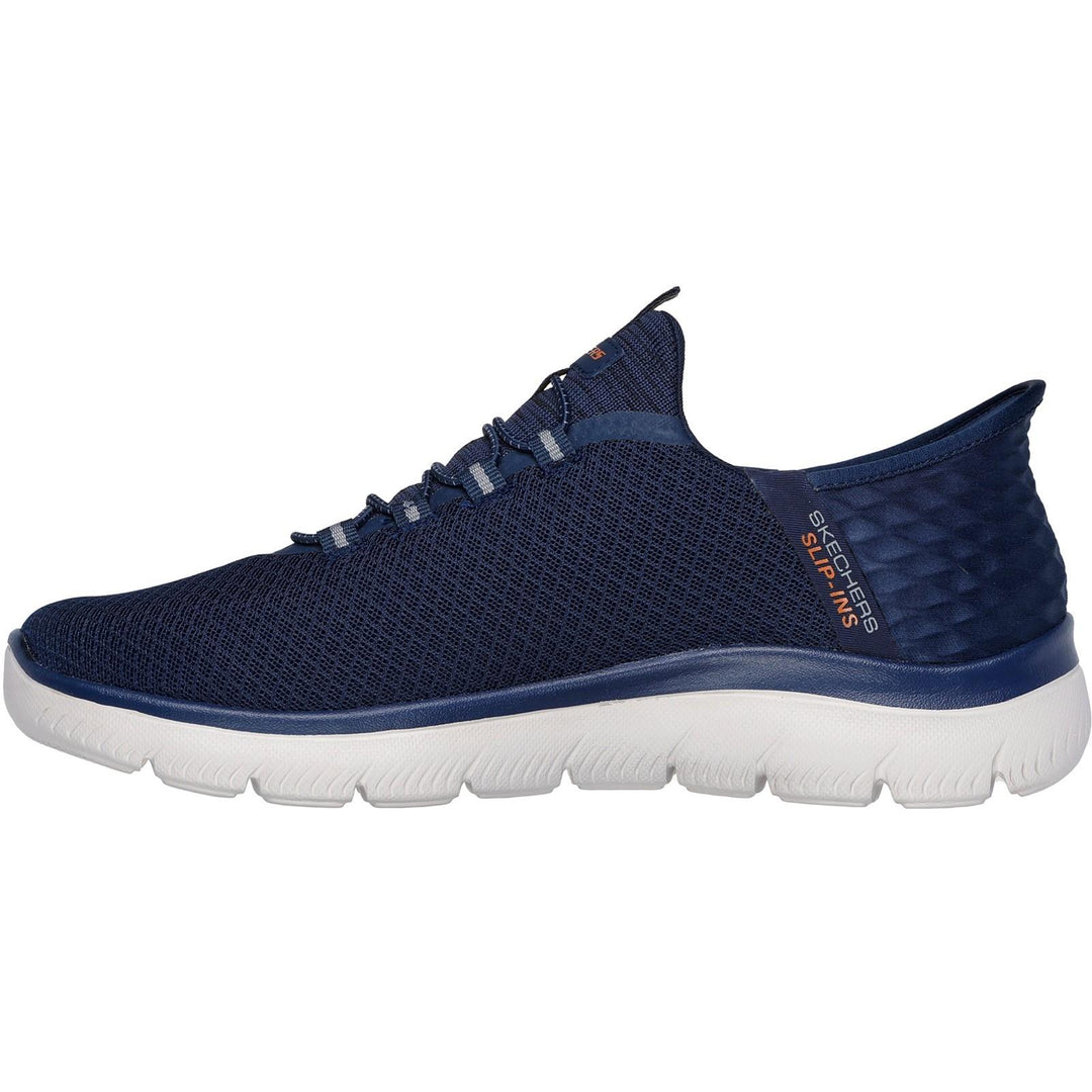Men's Wide Fit Skechers Slip-ins 232457 High Range Summits Trainers in Black - Image 9