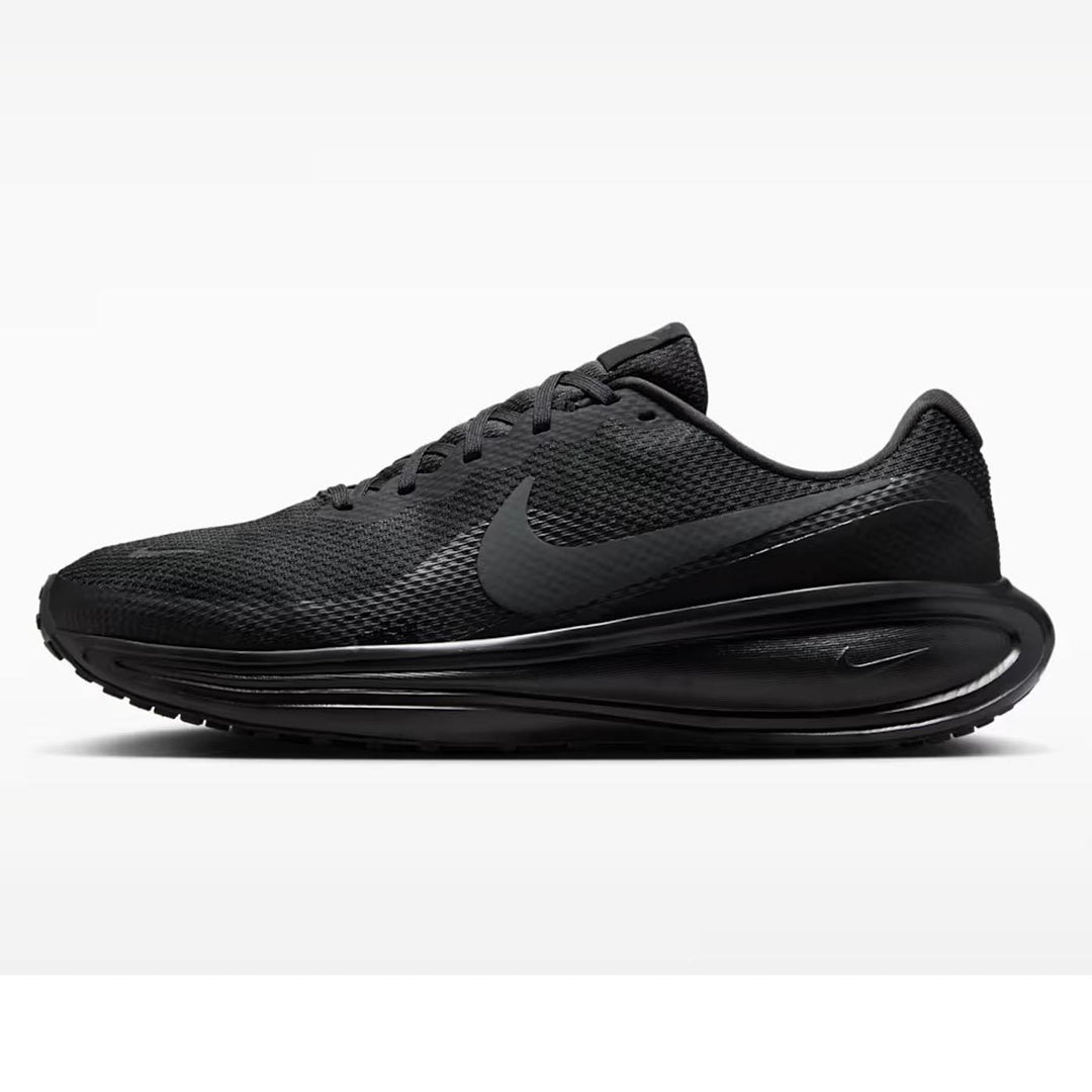 Women's Wide Fit Nike HQ1996-004 Revolution 8 Running Trainers in Black/Anthracite - Image 3
