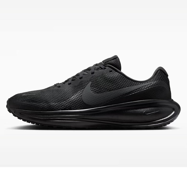 Women's Wide Fit Nike HQ1996-004 Revolution 8 Running Trainers in Black/Anthracite - Image 1