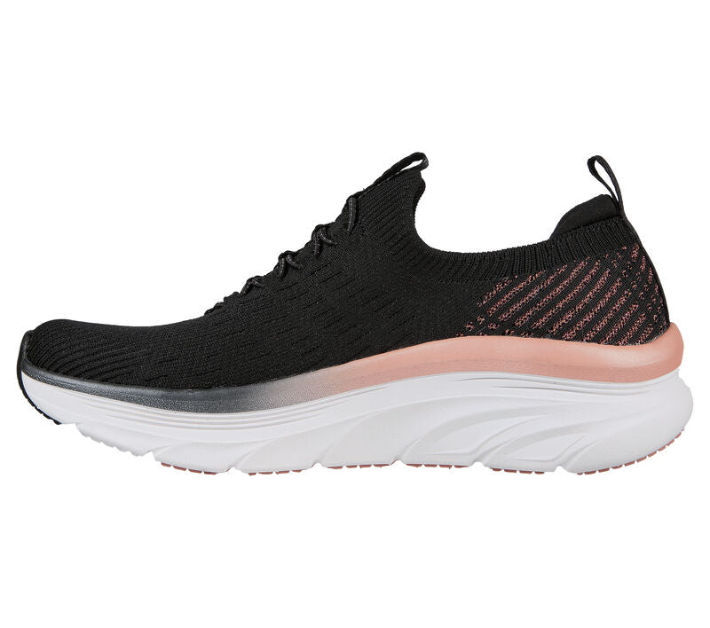 Women's Wide Fit Skechers Let It Glow- 149366 D'lux Walker Relaxed Fit Trainers