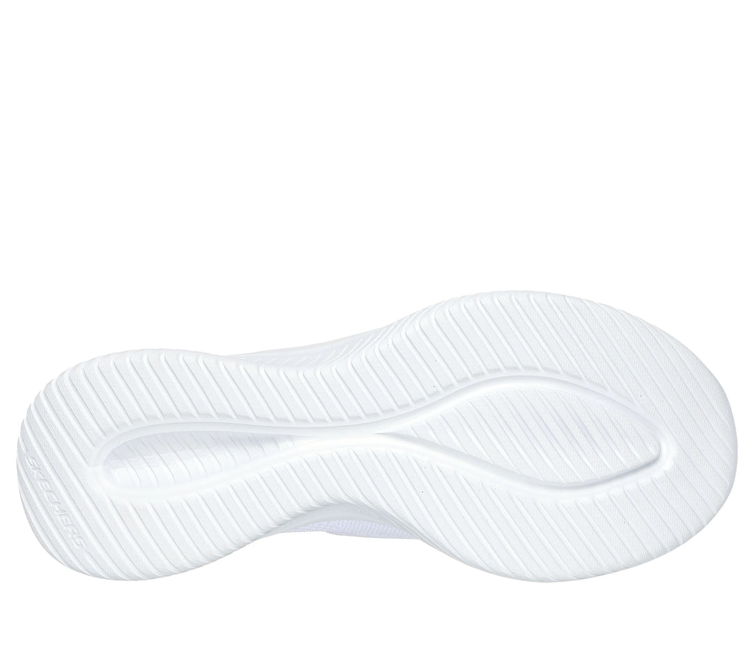 Women's Wide Fit Skechers 149710W Slip-ins Ultra Flex 3.0 Brilliant Trainers - White