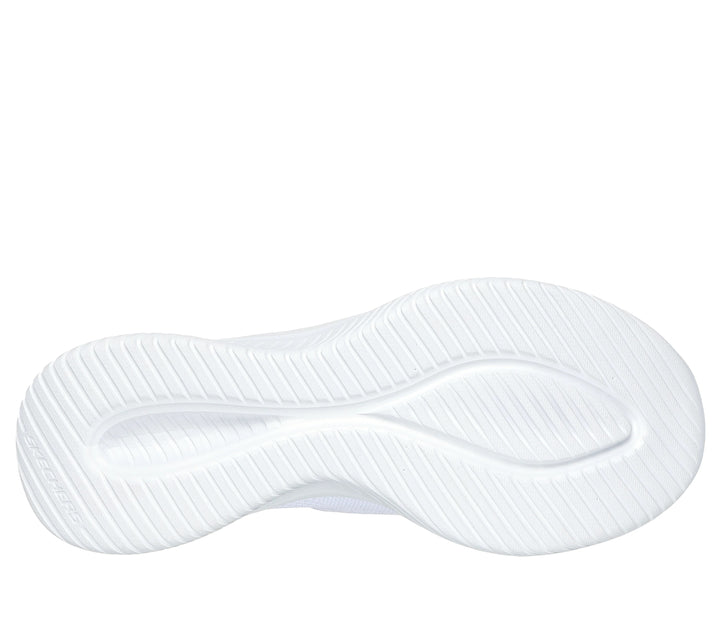 Women's Wide Fit Skechers 149710W Slip-ins Ultra Flex 3.0 Brilliant Trainers - White
