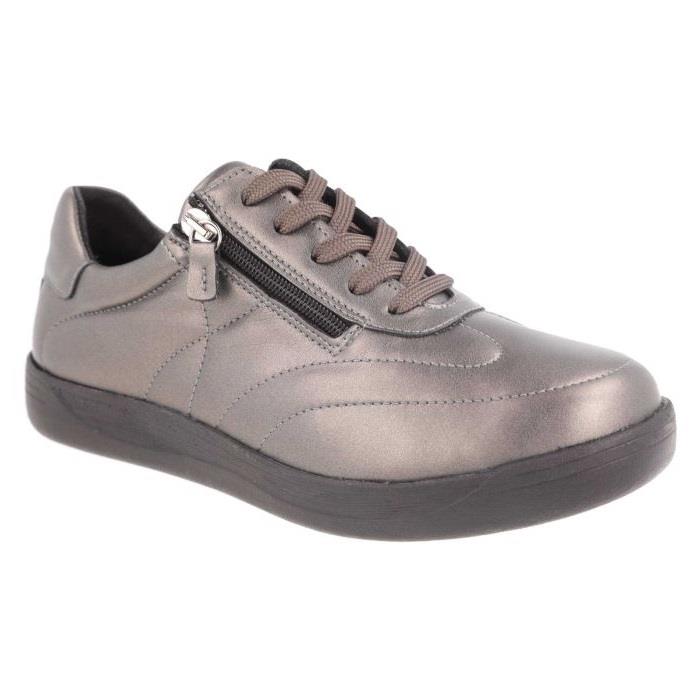 Women's Wide Fit DB Jessica Shoes in Black Synthetic - Image 10