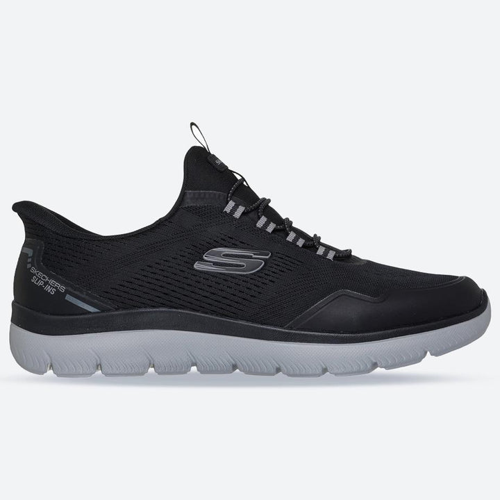 Men's Wide Fit Skechers 233045 Slip-ins Summits Top Rate Trainers in Navy/Yellow - Image 1