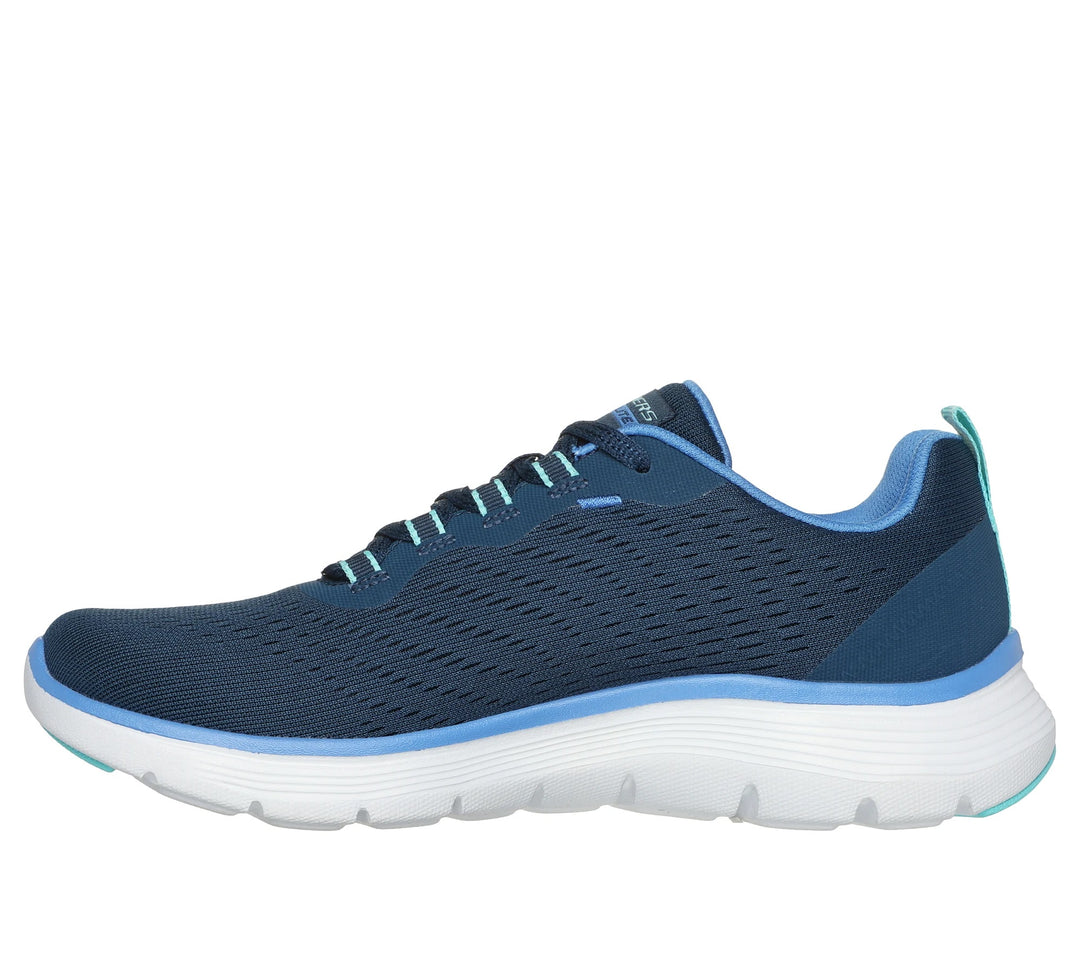 Women's Wide Fit Skechers 150201W Flex Appeal 5.0 New Path Trainers