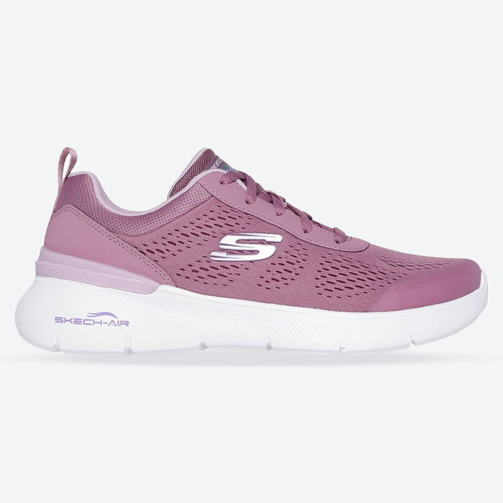 Women's Wide Fit Skechers 150370 Skech-air Dynamight 2.0 New Heights Trainers