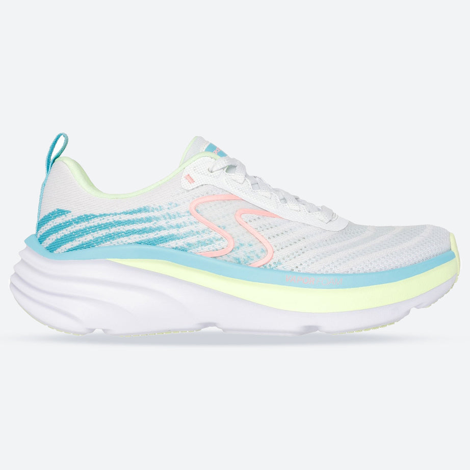 Women's Relaxed Fit Skechers 150583 D'lux Vapor Cool Breeze Trainers in White/Multi - Image 1