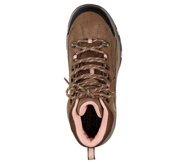 Women's Relaxed Fit Skechers 167004 Trego Alpine Trail Outdoor  Hiking Boots - Brown/Tan