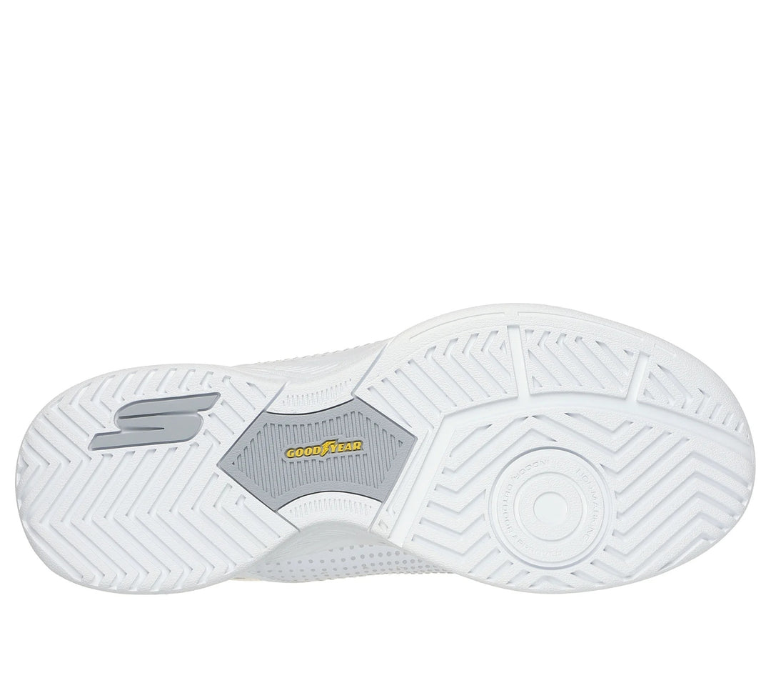 Womens Wide Fit Skechers 172101C Trainers in White/Navy Pink - Image 5