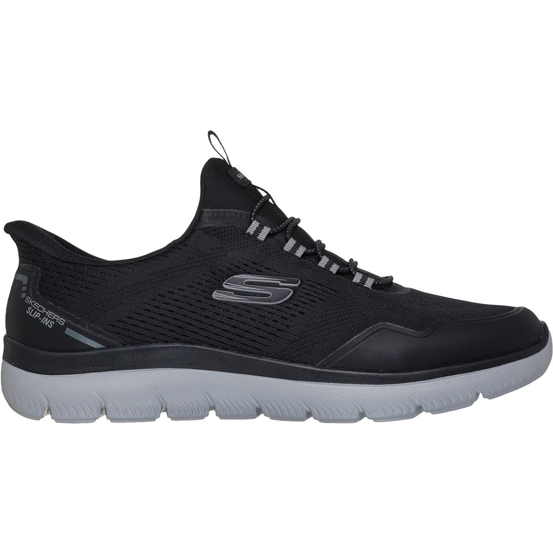 Men's Wide Fit Skechers 233045 Slip-ins Summits Top Rate Trainers in Navy/Yellow - Image 2