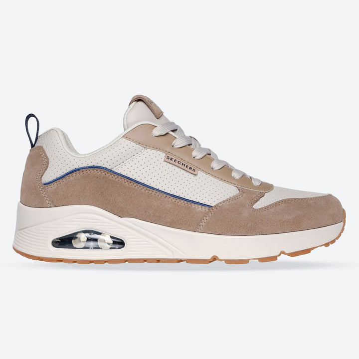 Men's Wide Fit Skechers 183011 Uno Stacre 2.0 Trainers