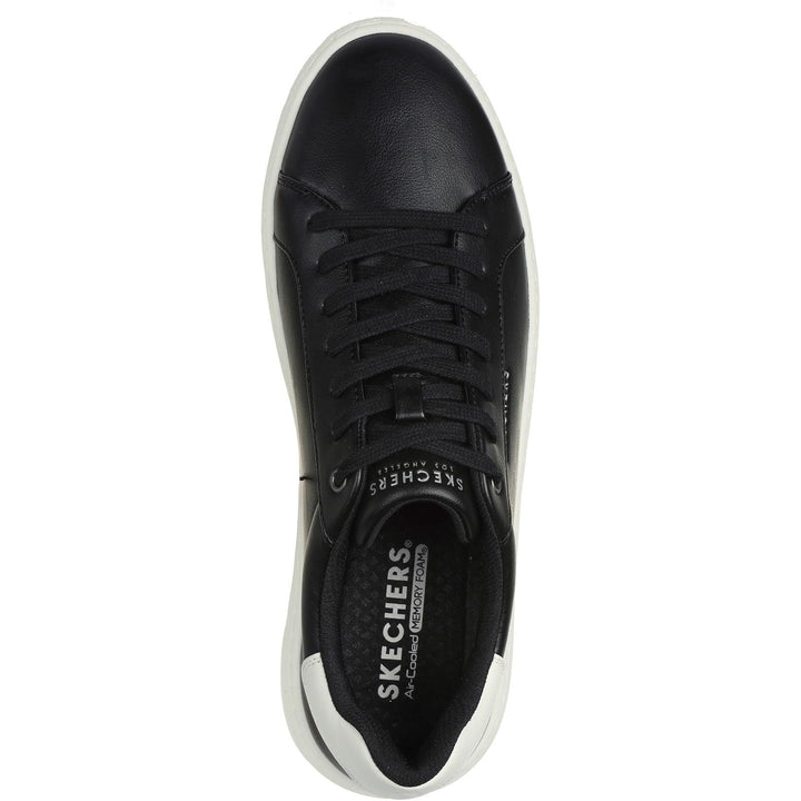 Women's Wide Fit Skechers 183175 Court Break Suit Sneakers in Black - Image 1