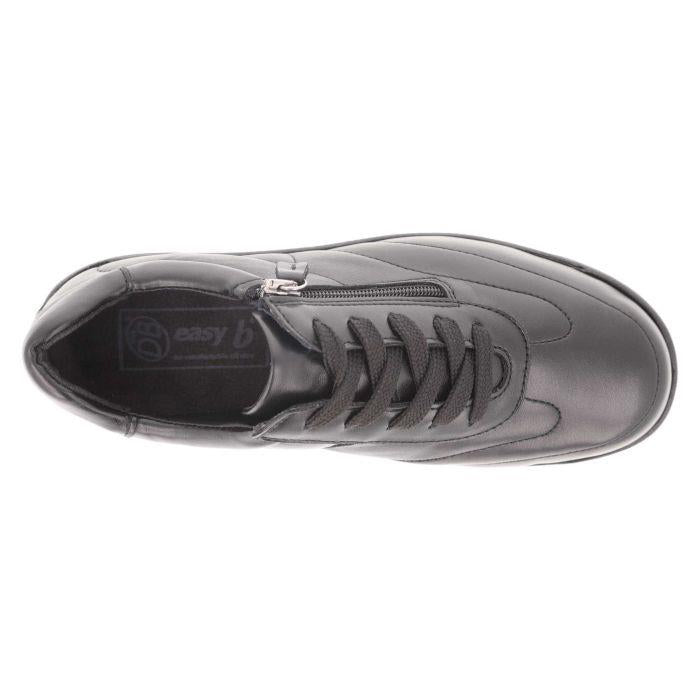 Women's Wide Fit DB Jessica Shoes in Black Synthetic - Image 1