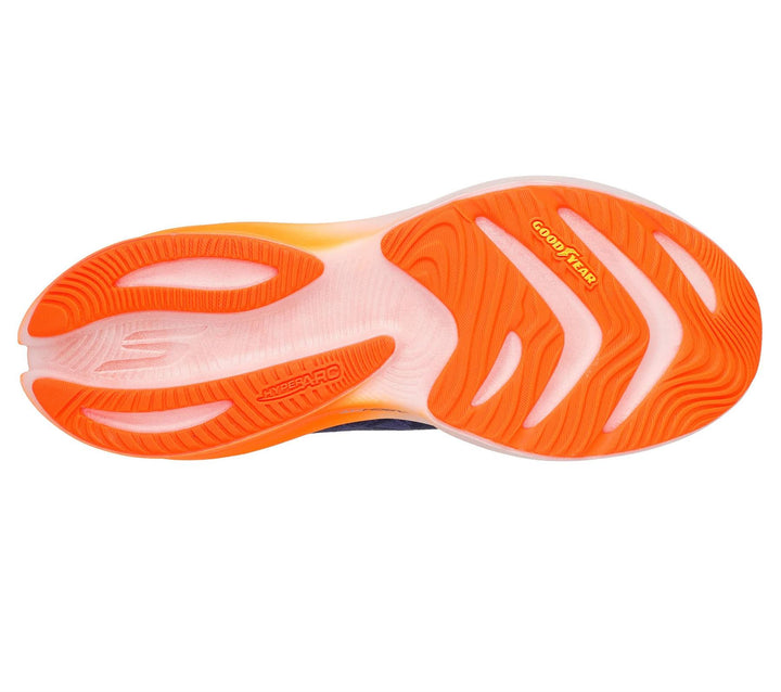 Men's Wide Fit Skechers 246200 Go Run Ride 12 Trainers in Navy/Orange - Image 1